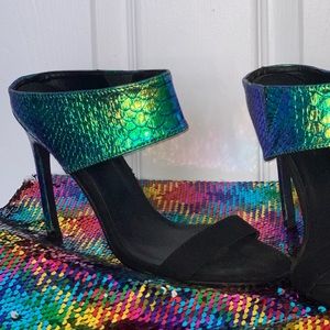 Mermaid Blue heels